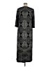 Studio One Paisley Black Casual Dress Size XL - photo 2