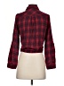 Blush Plaid Red Long Sleeve Blouse Size S - photo 2