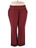Lands' End Solid Burgundy Active Pants Size 2X - photo 1