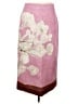 Zara 100% Polyester Print Pink Formal Skirt Size M - photo 1