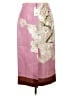 Zara 100% Polyester Print Pink Formal Skirt Size M - photo 2
