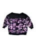 Splendid Floral Purple Pullover Sweater Size 2T - photo 2