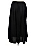 PREMISE 100% Polyester Solid Black Casual Skirt Size XL - photo 1