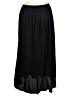 PREMISE 100% Polyester Solid Black Casual Skirt Size XL - photo 2