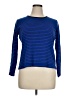 Lands' End Blue 3/4 Sleeve T-Shirt Size XL (petite) - photo 1