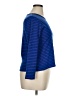 Lands' End Blue 3/4 Sleeve T-Shirt Size XL (petite) - photo 4