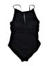 Jantzen Solid Black One Piece Swimsuit Size M (estimated) - photo 1