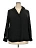 Mossimo 100% Polyester Black Long Sleeve Blouse Size XXL - photo 1