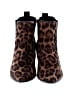 Nine West Animal Print Brown Ankle Boots Size 8 - photo 2