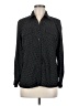 Notations Polka Dots Black Long Sleeve Blouse Size M (petite) - photo 1