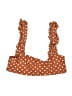 WeWoreWhat Polka Dots Orange Swimsuit Top Size XS (estimated) - photo 1