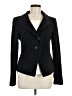 Armani Collezioni 100% Polyester Stripes Black Blazer Size 8 - photo 1