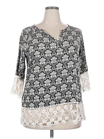 Solitaire 3/4 Sleeve T-Shirt (view 1)
