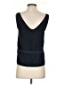 Mango Polka Dots Blue Black Sleeveless Top Size XS - photo 2