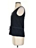 Mango Polka Dots Blue Black Sleeveless Top Size XS - photo 5