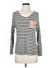 Moa Moa Ivory Gray Long Sleeve Henley Size S - photo 1