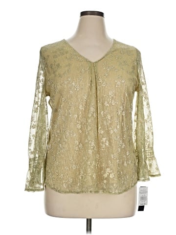Sara Michelle 3/4 Sleeve Blouse (view 1)