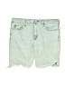 Seven7 Blue Denim Shorts Size 16 - photo 1