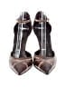 Via Spiga 100% Leather Paisley Brown Heels Size 8 - photo 2