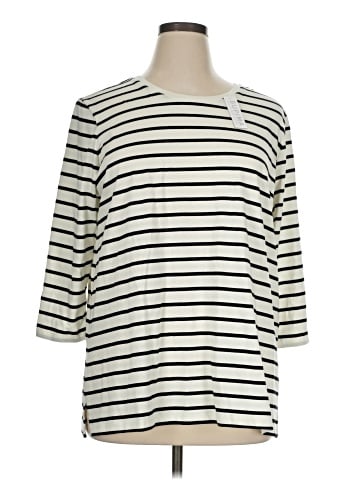 Lands' End 3/4 Sleeve T-Shirt (view 1)