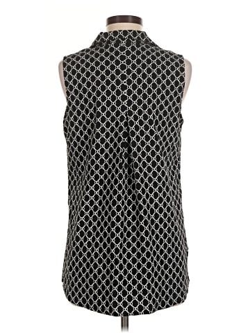 Pure Amici Sleeveless Button-Down Shirt (view 2)