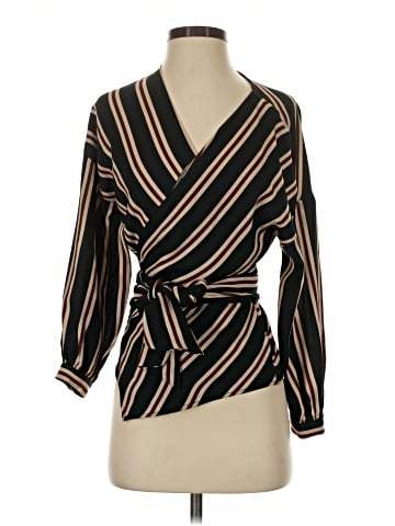 Zara Basic Long Sleeve Blouse (view 1)