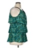 Valerie Stevens 100% Nylon Teal Sleeveless Blouse Size XL - photo 4