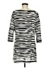 Dotti Stripes Gray Casual Dress Size M - photo 2