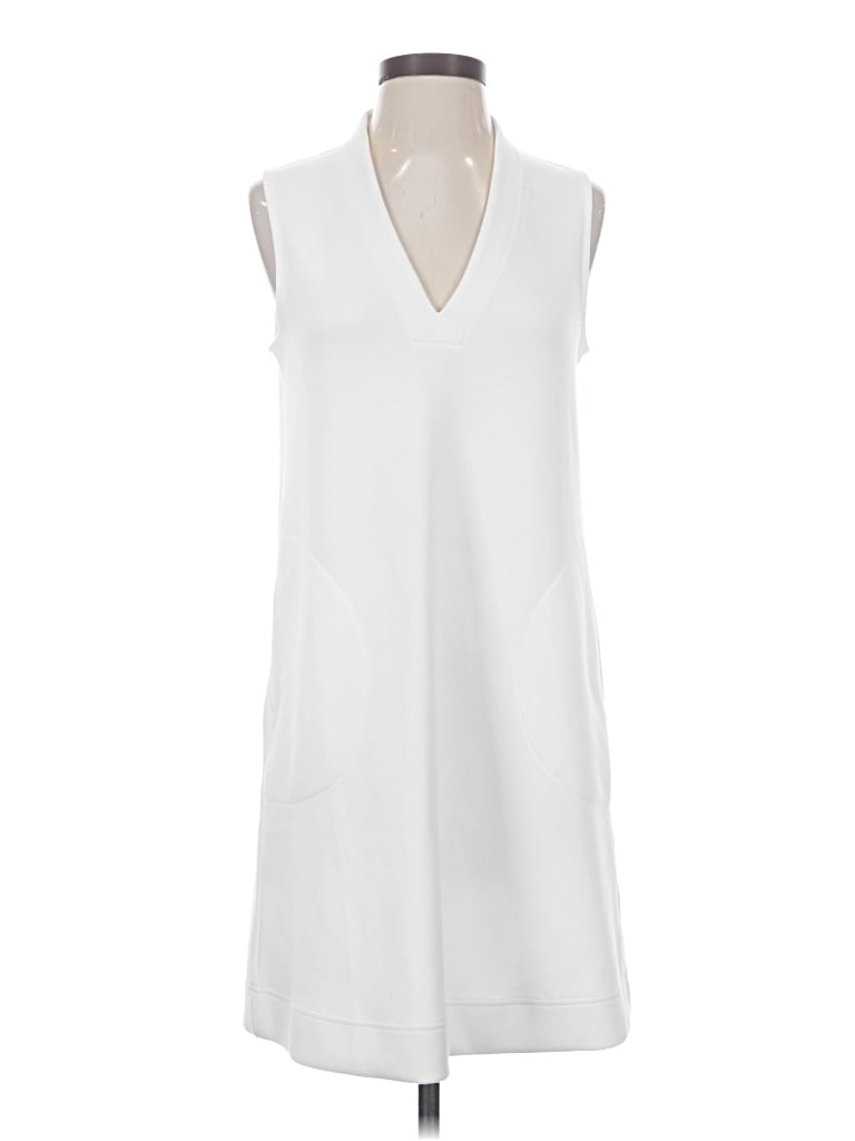 Pre-owned Spanx Casual Dress In White