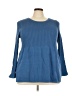 Jessica London 100% Cotton Blue Pullover Sweater Size 18 - photo 1