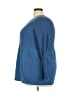 Jessica London 100% Cotton Blue Pullover Sweater Size 18 - photo 5