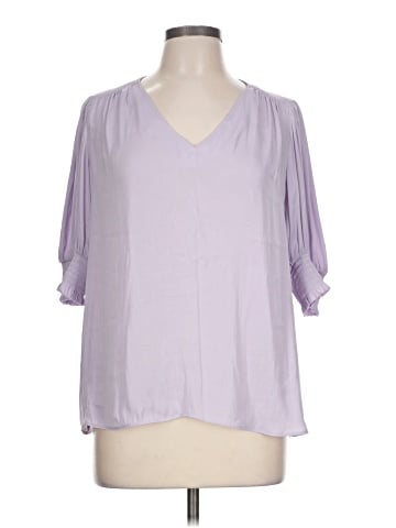 Maison d' Amelie 3/4 Sleeve Blouse (view 1)
