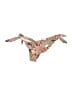 Vitamin A Floral Tan Swimsuit Bottoms Size 6 - photo 1