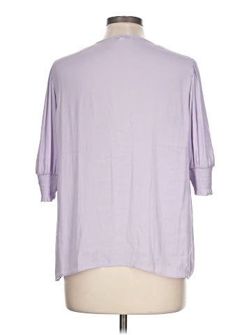 Maison d' Amelie 3/4 Sleeve Blouse (view 2)
