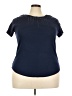 Westport 100% Cotton Blue Short Sleeve Top Size 2X - photo 1
