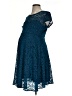 Kimi + Kai Maternity 100% Polyester Teal Cocktail Dress Size Sm Maternity - photo 1