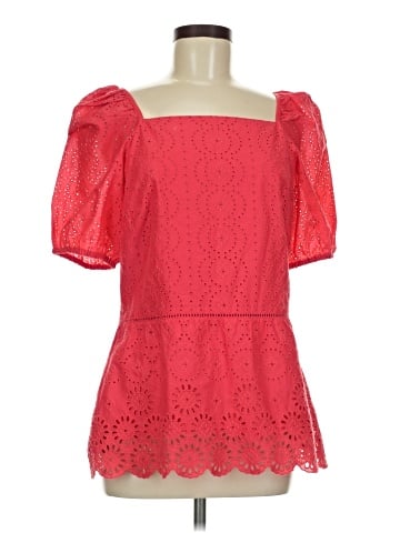 Ann Taylor Short Sleeve Blouse (view 1)