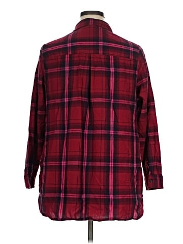 Simply Be Long Sleeve Button-Down Shirt (view 2)