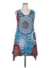 Popyoung Paisley Blue Casual Dress Size 2X - photo 1