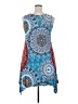 Popyoung Paisley Blue Casual Dress Size 2X - photo 2