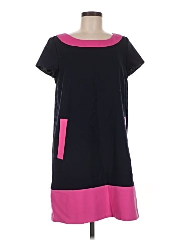 Pink Tartan Casual Dress (view 1)