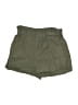 Guess Solid Green Khaki Shorts Size S - photo 1