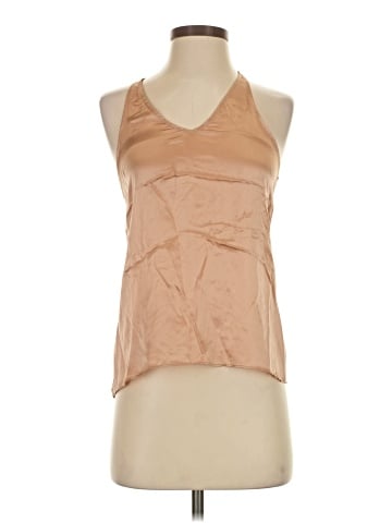Banana Republic Monogram Sleeveless Silk Top (view 1)