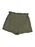 Guess Solid Green Khaki Shorts Size S - photo 2