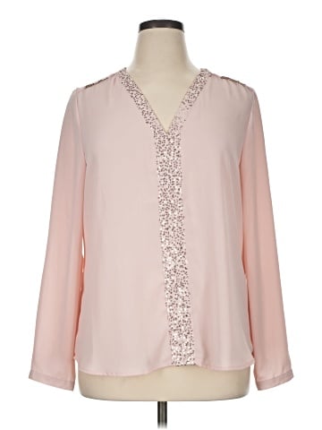 NY Collection Long Sleeve Blouse (view 1)