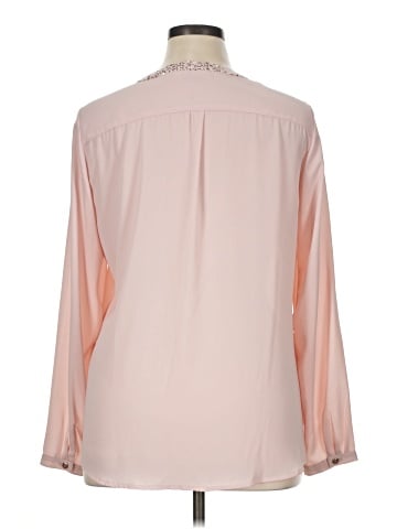 NY Collection Long Sleeve Blouse (view 2)