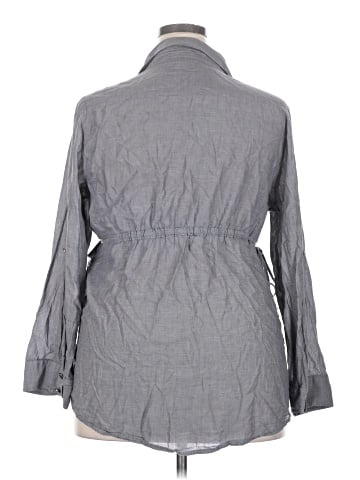 Cato 3/4 Sleeve Button-Down Shirt (view 2)