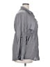 Cato 100% Cotton Gray 3/4 Sleeve Button-Down Shirt Size 18 - photo 4
