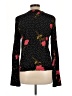 Volcom Black Long Sleeve Blouse Size 10 - photo 2