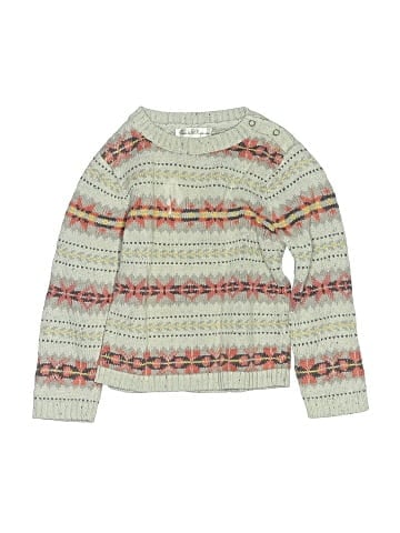 Pearls & Popcorn Pullover Sweater (view 1)